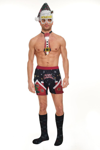 Set lingerie natalizia uomo - set,