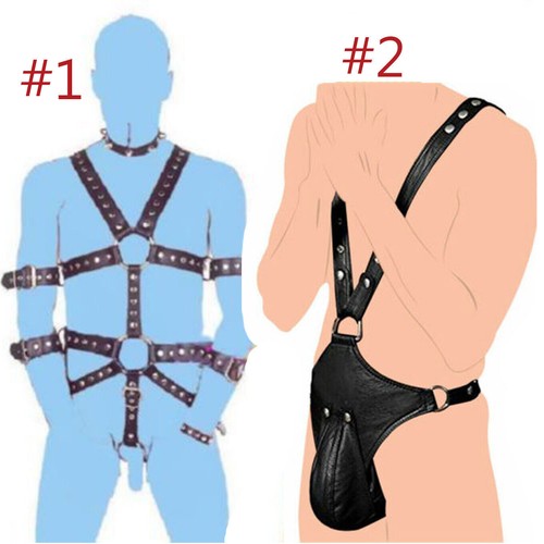Costume uomo pelle pu - in,
